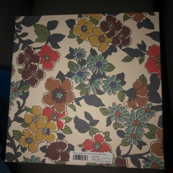 Tory Burch Necklace and Hoop Charm Gift Set - Picture 3 of 3